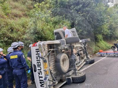 Concejales de Santa Fe de Antioquia se accidentaron camino a evento de De la Espriella, ¿qué pasó?