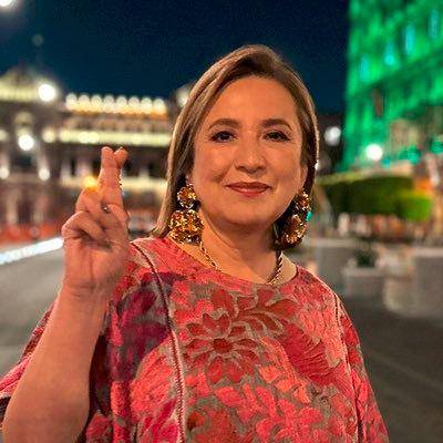 La candidata de la oposición, Xochitl Galvez. FOTO: Tomada de Twitter 