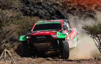 El local Yazeed al Rajhi fue el ganador de la cuarta etapa del Rally. FOTO X-DAKAR