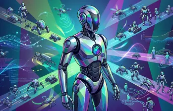 Expertos anuncian que el “tráfico agéntico crece tan rápido que los bots han superado ahora el tráfico humano en línea por primera vez en la historia de Internet”. FOTO creada con IA