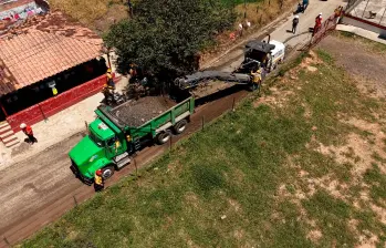 Las obras buscan conectar mejor a los corregimientos para que sus habitantes puedan desarrollar sus actividades económicas. FOTO: ALCALDÍA