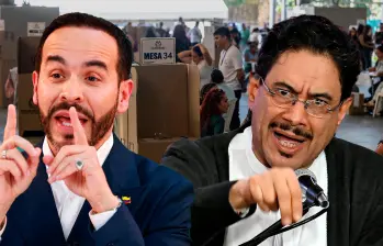Los candidatos presidenciales Abelardo de la Espriella e Iván Cepeda. FOTO EL COLOMBIANO Y COLPRENSA