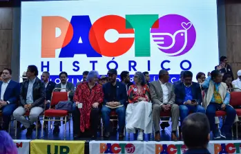 El Pacto Histórico está conformado, entre otros, por Colombia Humana, Polo Democrático Alternativo, Unión Patriótica, Partido Comunista Colombiano y otros movimientos. Foto: AFP