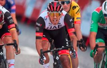 Juan Sebastián Molano se muestra con buenas piernas para lograr victorias en la Vuelta a España. FOTO AFP