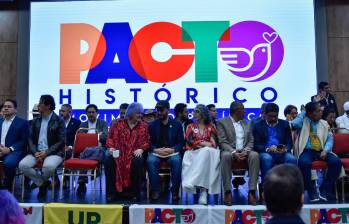 El Pacto Histórico está conformado, entre otros, por Colombia Humana, Polo Democrático Alternativo, Unión Patriótica, Partido Comunista Colombiano y otros movimientos. Foto: AFP