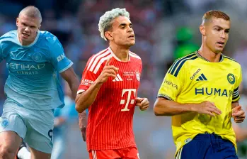 Erling Haaland, Luis Díaz y Cristiano Ronaldo son algunas de las figuras que cambiaron de look. FOTOS: GETTY