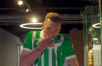 Imagen tomada del video con el que Atlético Nacional le dio la bienvenida a Franco Armani. FOTO @nacionaloficial