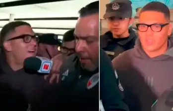 Juan Fernando Quintero tuvo un recibimiento multitudinario en su regreso a Argentina. FOTOS TOMADAS DE X