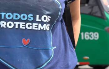 La iniciativa busca que usuarios y conductores del transporte público detecten y alerten de inmediato cualquier violencia sexual contra menores de edad. FOTO Cortesía Alcaldía de Medellín