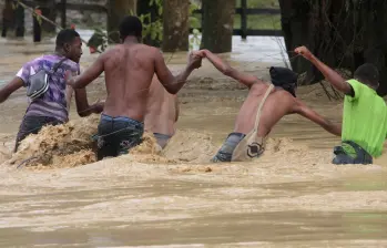 Imagen de referencia de una inundación en el municipio de Turbo. Foto: EL COLOMBIANO