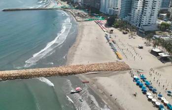 La sensación térmica en Cartagena alcanzó los 53°C este fin de semana. FOTO: COLPRENSA