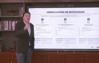 La Registraduría Nacional reveló que no hubo alteración en los softwares y el censo electoral para las elecciones presidenciales del 31 de mayo de 2026. FOTO: Registraduría
