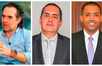 Federico Gutiérrez en Medellín, Raúl Cardona en Envigado y Alejandro Abuchar en Turbo son tres de los exalcaldes que volverán al poder a partir del 1.° de enero. FOTOS: EL COLOMBIANO