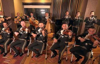 Ricardo Torres y su mariachi son uno de las agrupaciones que interpreta la nueva versión de La canción del cero. FOTO Colprensa