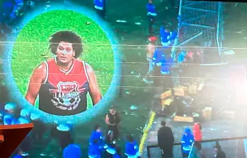 Este sería uno de los que habría coordinado los desmanes en el estadio Atanasio Girardot en la noche del miércoles. FOTO: CORTESÍA