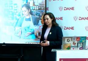 Piedad Urdinola, directora del Dane, explicó detalles del IPC a noviembre. FOTO tomada de YouTube