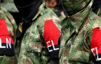 Guerrilleros del ELN. Foto: AFP