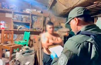 Alias “El Zarco” sería el jefe de la banda delincuencial Altos de la Virgen que operaba en algunas zonas de La Estrella y Sabaneta. FOTO: MEVAL