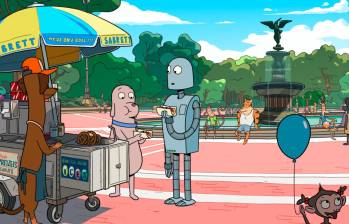  Mi amigo robot es una adaptación del cómic homónimo de Sara Varon, dirigida por Pablo Berger. Foto: Cortesía. 