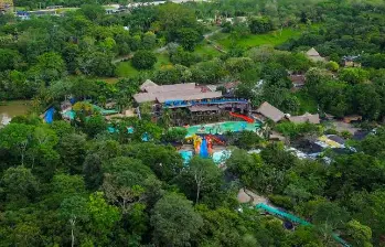 El parque solo ocupa una porción de las más de 4.000 hectáreas que tiene la Hacienda Nápoles. FOTO: CAMILO SUÁREZ