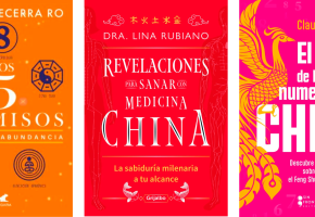 Estos son los últimos libros sobre saberes ancetrales chinos publicados en Colombia. Foto cortesía. 
