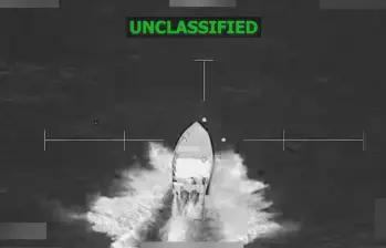 Imágenes de operativos antes del bombardeo por parte del Comando Sur. FOTO: REDES SOCIALES/ X U.S. SOUTHERN COMMAND