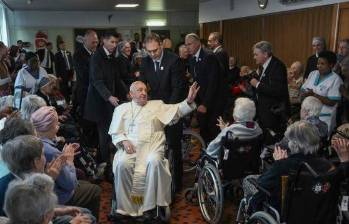 El Papa Francisco está de visita en Bélgica. FOTO: AFP.