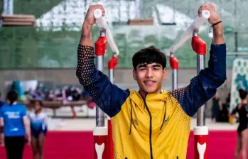 El cucuteño Ángel Barajas es uno de los deportistas colombianos de gran proyección, se espera que pueda estar con Colombia en dos o tres Juegos Olímpicos más. FOTO EL COLOMBIANO 