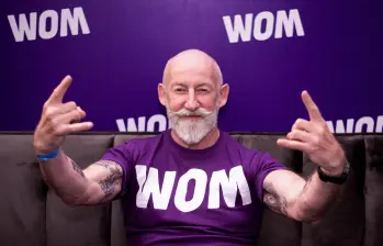 Chris Bannister, CEO de WOM Chile, asegura que esta empresa es la titular única de la marca. FOTO Colprensa