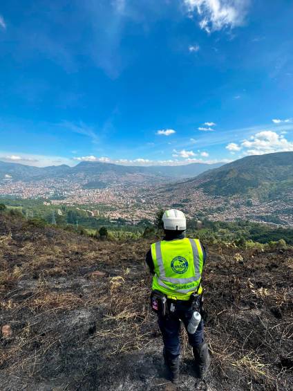 En el lugar también trabaja el Grupo de Búsqueda y Rescate Aeronáutico de Colombia. FOTO CORTESÍA BRAC
