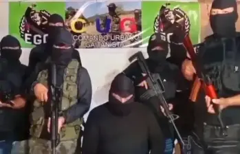 El cartel narcotraficante Clan del Golfo, también llamado Ejército Gaitanista de Colombia. FOTO: REDES SOCIALES