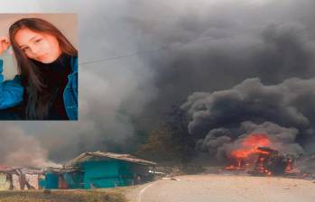 Por las lesiones generadas por este incendio murió Geraldine Morales Aguirre, de 18 años, y seis miembros de su familia aún permanecen hospitalizados. FOTO: CORTESÍA