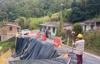 Las obras comenzaron tras la petición de la Gobernación de Antioquia a EPM de acelerarlas. FOTO: Gobernación de Antioquia 