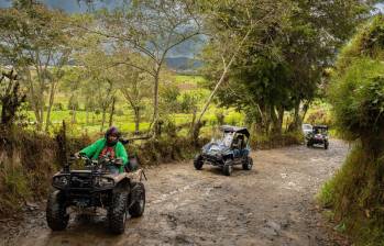 Un viaje de aventura ofrecido en una de las rutas de Antioquia es Mágica FOTO: Cortesía