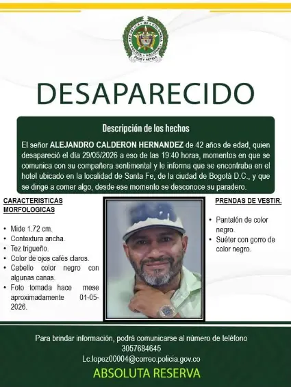 Revelan posible causa de muerte del empresario costarricense que desapareció en Bogotá