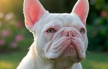 Así son los perros albinos