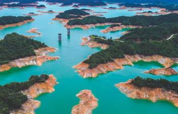 El embalse El Peñol-Guatapé es una pieza clave en la energía nacional. FOTO: Camilo Suárez