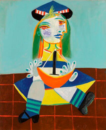 Esta es la obra que saldrá al mercado. Las piezas de Pablo Picasso son muy apetecidas en el mercado internacional. Foto: Colprensa.