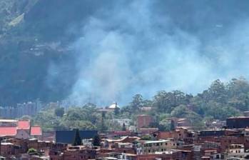 IMÁGENES: Incendios no paran en Medellín, esta vez le tocó a Buenos Aires
