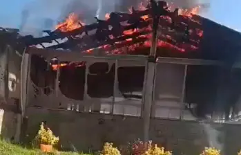 Hombres armados incineraron un invernadero en Santa Rosa de Osos