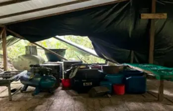 Destruyen cristalizadero de cocaína del Eln escondido en Amalfi