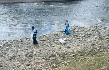 En imágenes: ¡Qué bien! El río Medellín entró en plan de limpieza