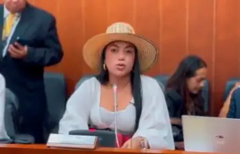 Martha Peralta Epieyú, abogada y senadora del Pacto Histórico. FOTO: Captura de video