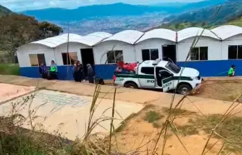 En fotos: Ladrones vaciaron esta escuelita en vereda de Bello