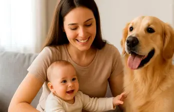 Bebés y mascotas: beneficios y recomendaciones