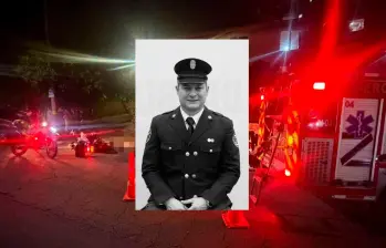 Él era Jarrison, el bombero de Medellín fallecido en accidente en La Estrella