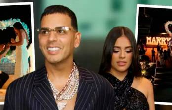 Flores y fuegos artificiales: la pomposa pedida de mano de Tito El Bambino a su novia colombiana