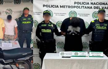 En fotos: ellos cayeron por extorsión en Juan XXIII y Simón Bolívar, en Medellín