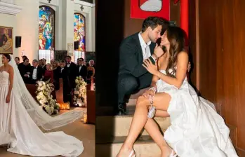 En video: Así fue la boda de Daniela Ospina y Gabriel Coronel en Medellín
