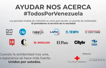 Campaña de medios busca unir esfuerzos para apoyar a Venezuela